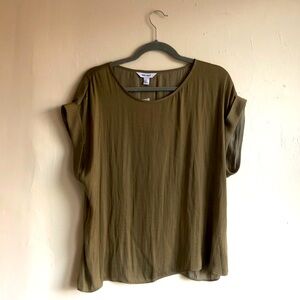 Sepia Green Blouse top